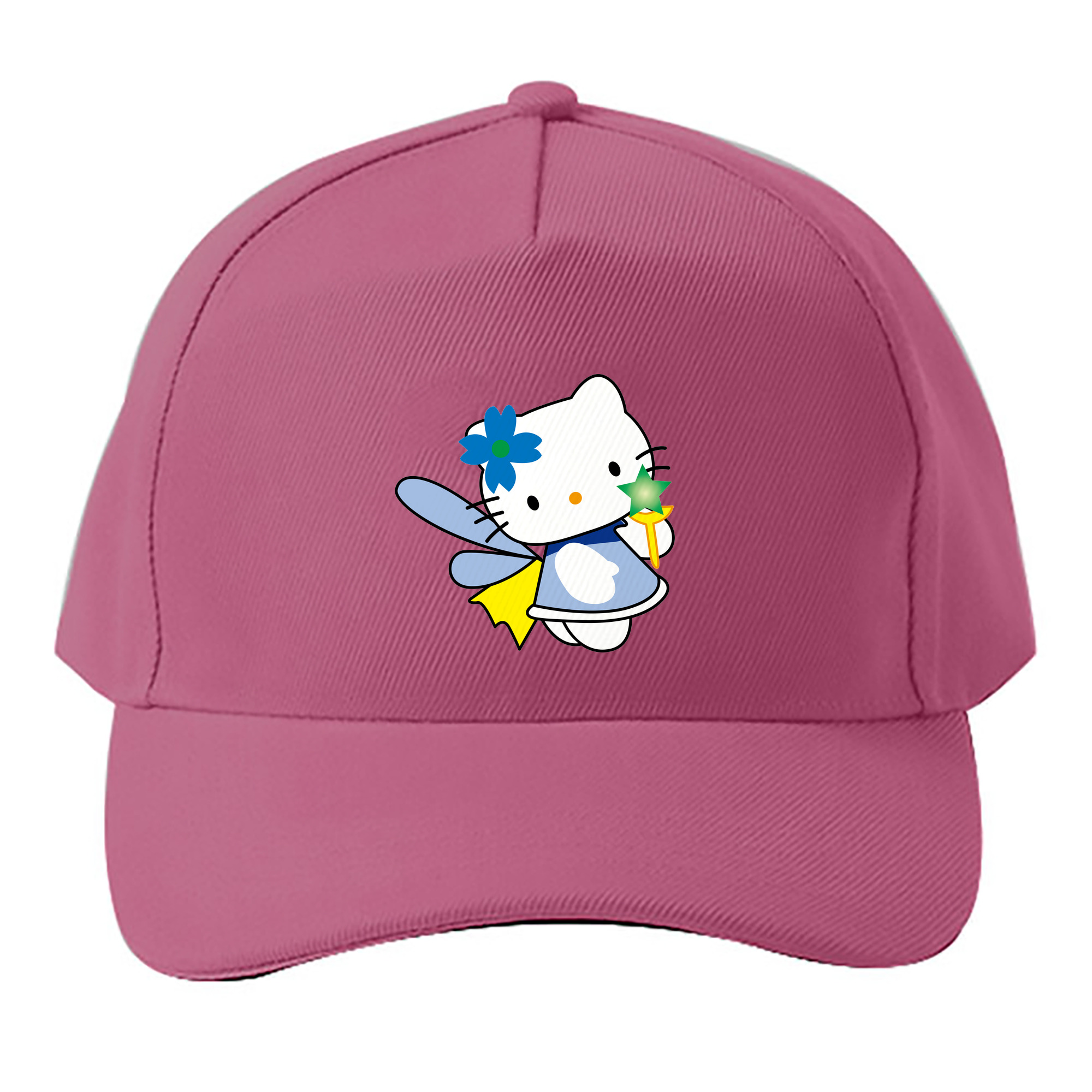 （画像用） Hello Kitty ハローキティ ベースボールキャップ 綿100％ 男女兼用 帽子 スポーツ